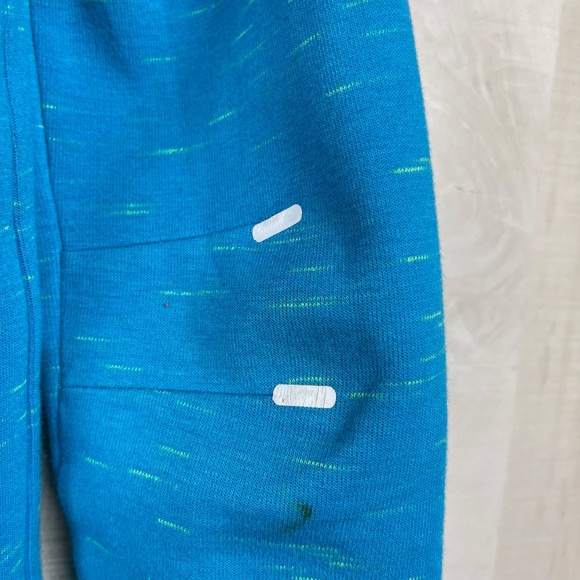 Nike Tech Fleece Women’s Full Zip Moto Jacket Running Cape Hi-Lo Blue Sz XS - Picture 11 of 16